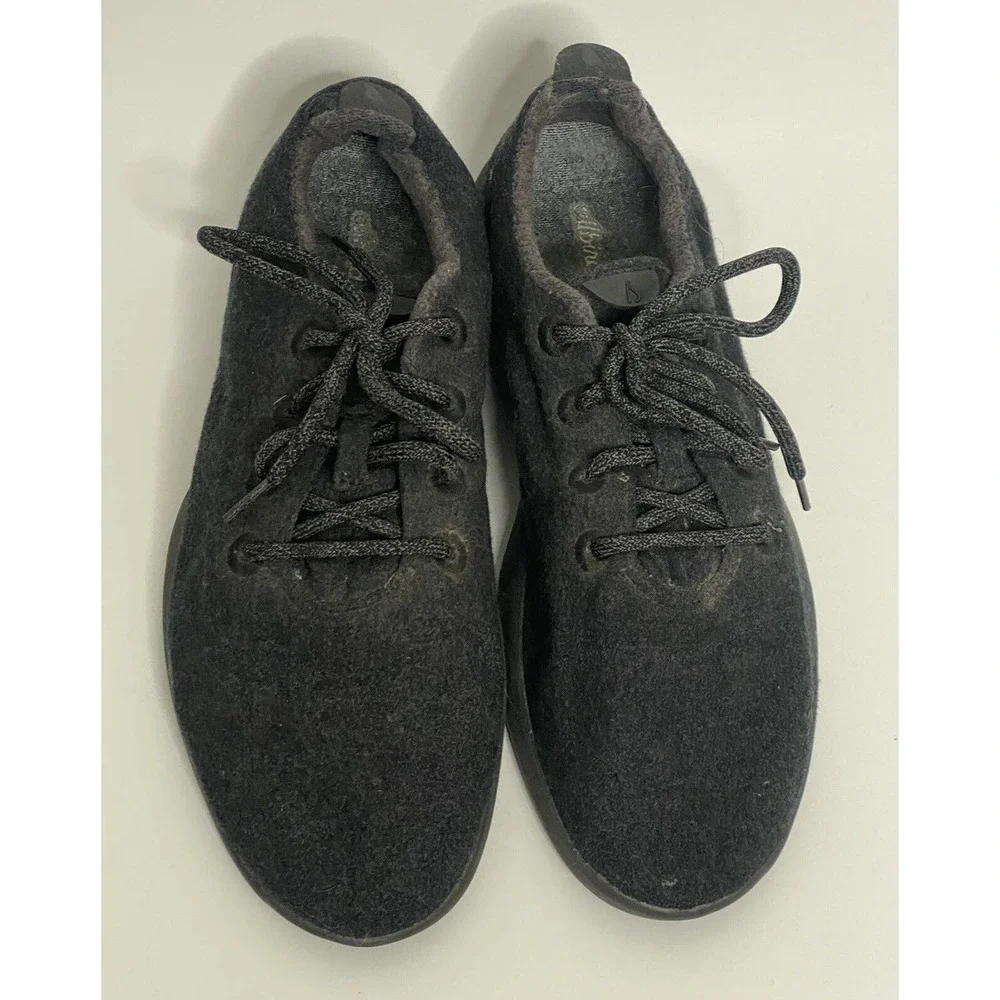 Allbirds Merino Wool Runners WR Sneakers Gray Marled Lace Up Shoes Mens Sz 12 M - Picture 5 of 6